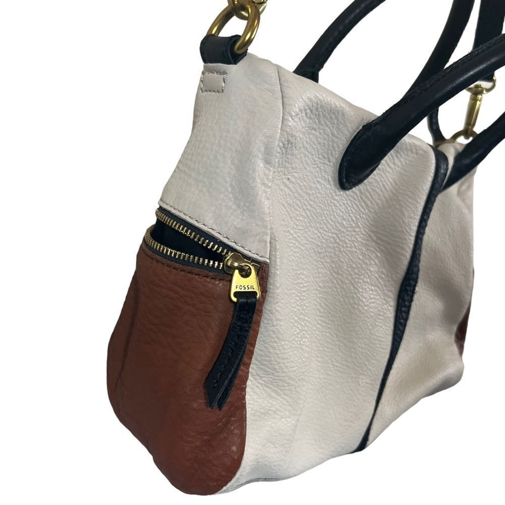 Fossil Erin Colorblock Satchel - image 5